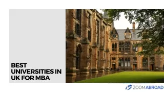 best universities in uk for mba