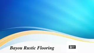 Southern Yellow Pine Flooring | Bayou Rustic Flooring
