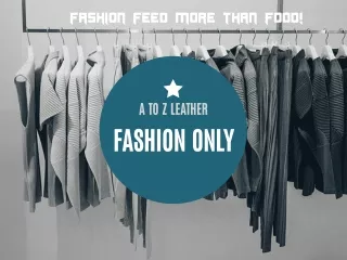 Fashion FEED MORE THAN FOOD!