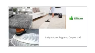 Insight About Rugs And Carpets UAE