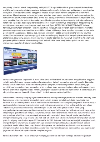 Situs Agen Sbotop Agen Sbobet Sbobet88 Casino Terbaik Teknik Mengurus Sebagai Pr