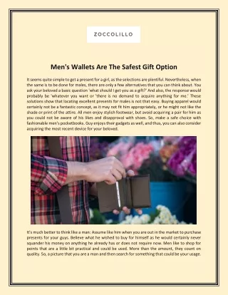 Wallets for Mens Online | Zoccolillo.com