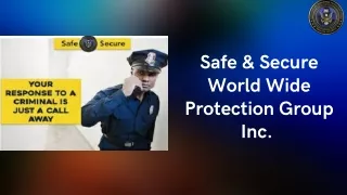 Major Event Security Services  Safe Secure Worldwide