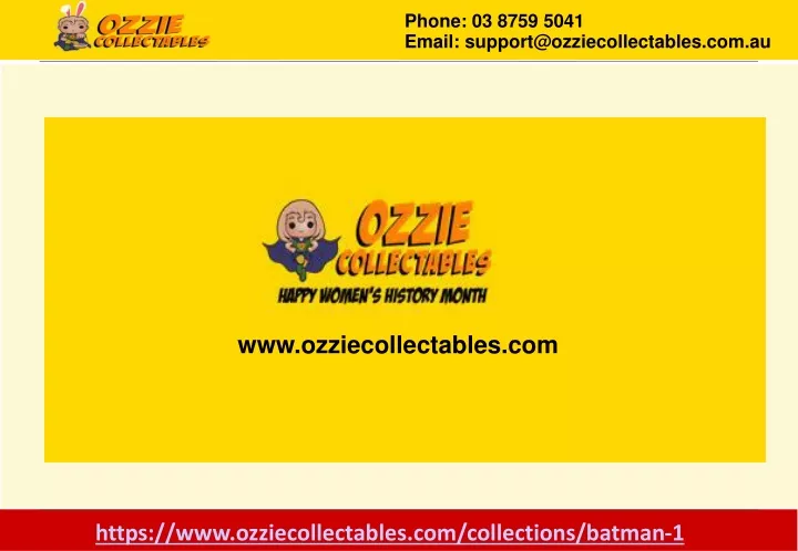 www ozziecollectables com