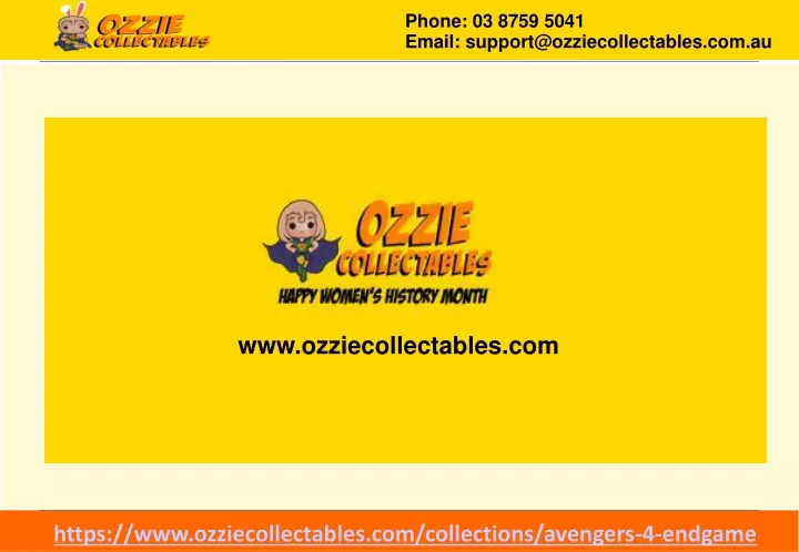 www ozziecollectables com