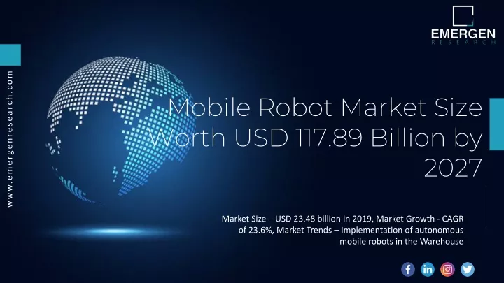 mobile robot market size worth usd 117 89 billion