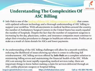 understanding the complexities of asc billing