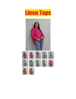 Linen Tops