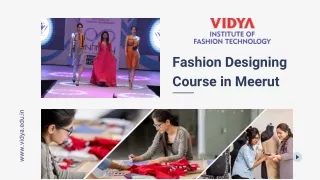 fashion designing course in meerut