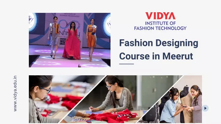 fashion designing course in meerut