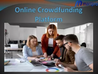 online crowdfunding platform