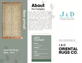 J & D Oriental Rug Co