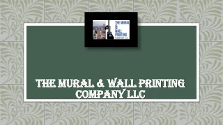 the mural wall printing company llc