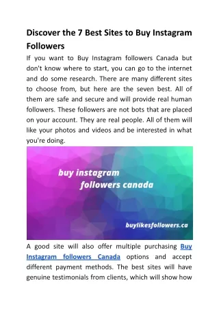 Discover the 7 Best Sites to Buy Instagram Followers