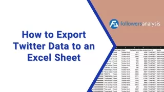 How to Export Twitter Data to an Excel Sheet (1)