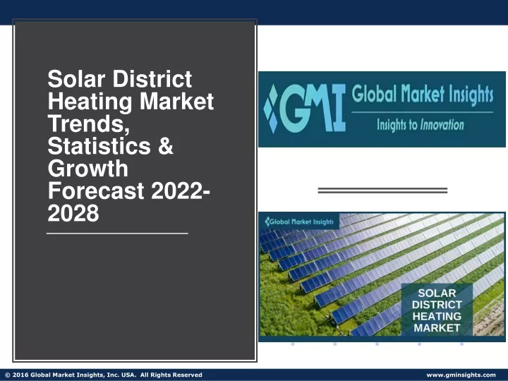 solar district heating market trends statistics