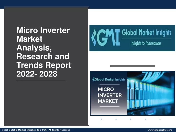 micro inverter market analysis research