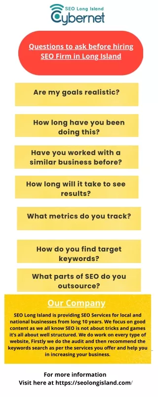 questions to ask before hiring seo firm in long
