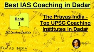 Best IAS Coaching in Dadar