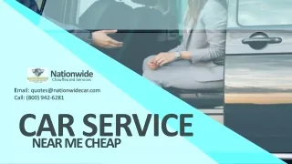 nationwide chauffeured services