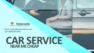 nationwide chauffeured services
