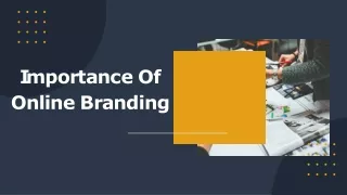 Importance Of Online Branding