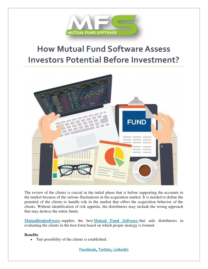 how mutual fund software assess investors