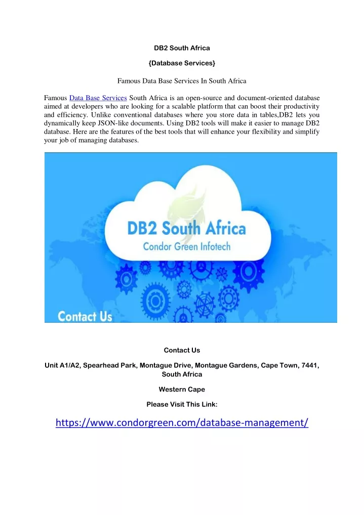 db2 south africa