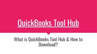 How to download QuickBooks tool hub