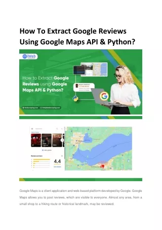 how to extract google reviews using google maps