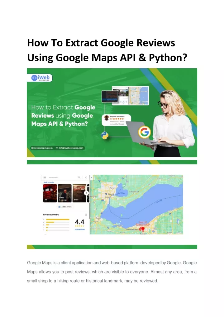 how to extract google reviews using google maps