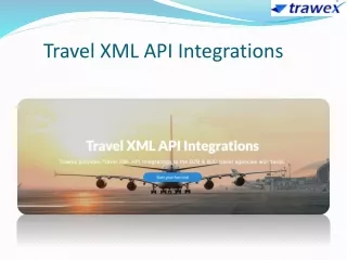travel xml api integrations