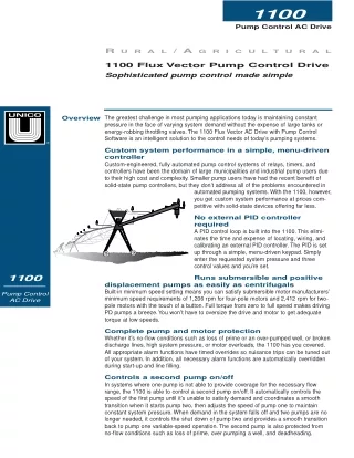 pump control ac drive 1100