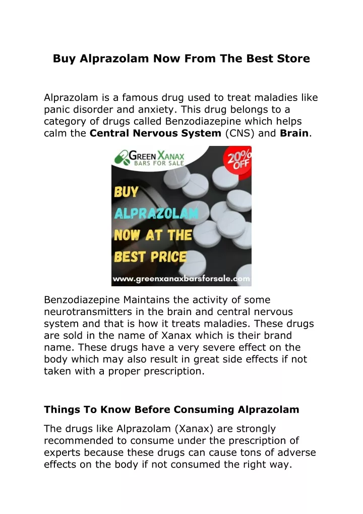 buy alprazolam now from the best store