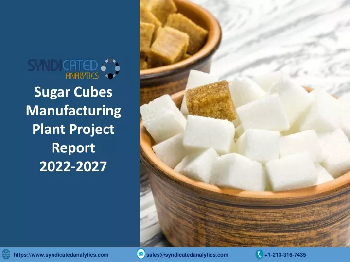 sugar cubes manufacturing plant project report