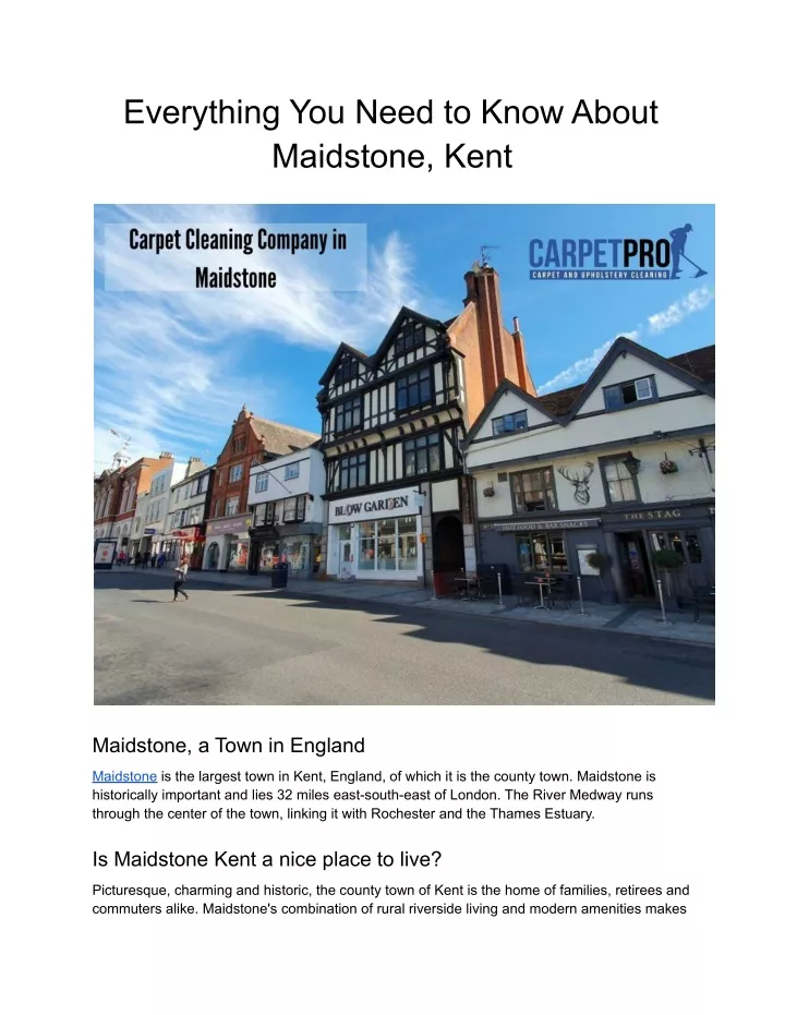 everything you need to know about maidstone kent