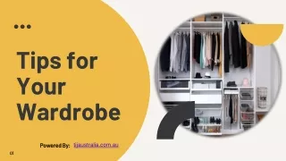 Tips for Your Wardrobe