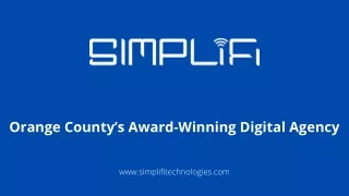 Irvine Web Design Company | Simplifi Technologies