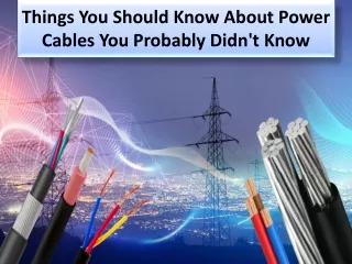 things you should know about power cables you probably didn t know
