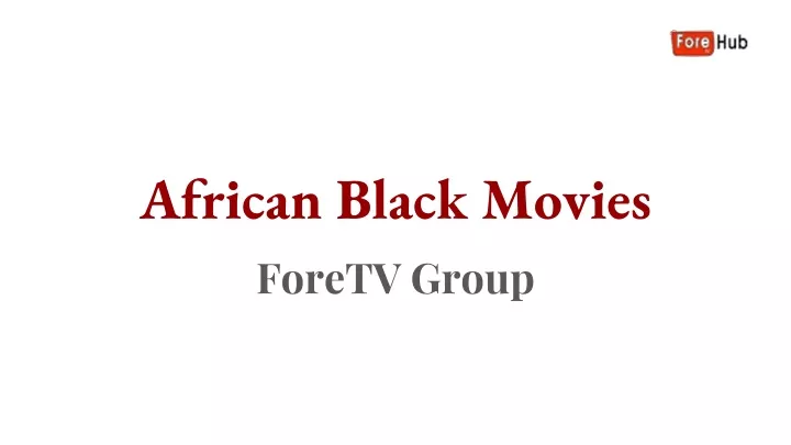 african black movies
