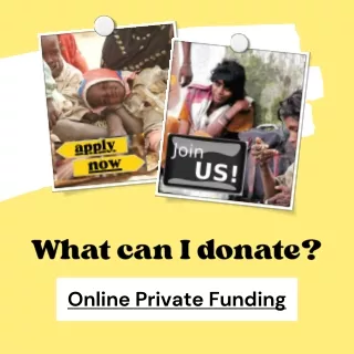 online private funding