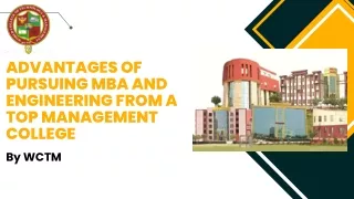 Best MBA College in Delhi NCR | WCTM