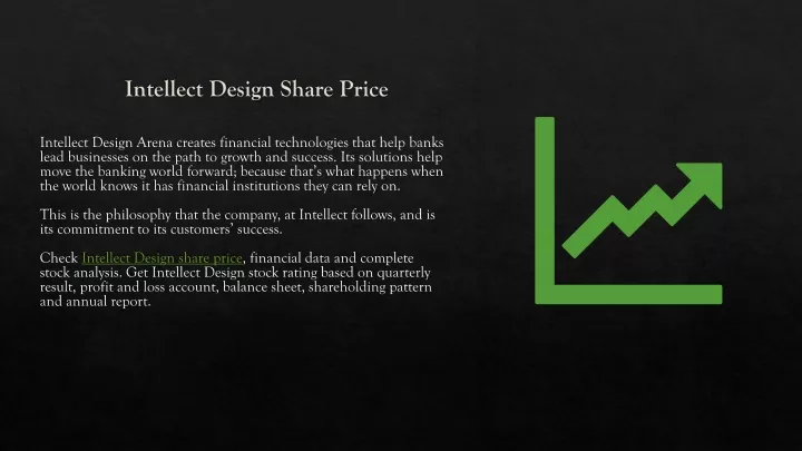 intellect design share price