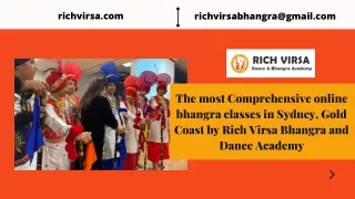 The most Comprehensive online bhangra classes in Sydney, Gold Coast by Rich Virsa Bhangra and Dance Academy