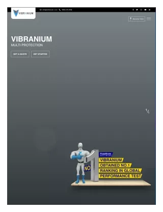Vibranium | Top Antivirus for PC & Laptop