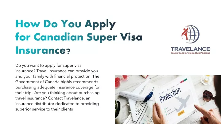 how do you apply for canadian super visa insurance