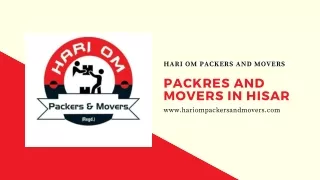 Hari Om Packers and Movers in Hisar, Packers & Movers in Hisar