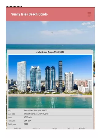 Sunny Isles Condos