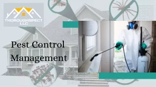 Pest Control Seal House- Thoroughspect LLC