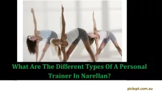 What Are The Different Types Of A Personal Trainer In Narellan